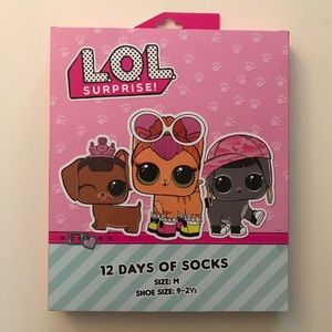 LOL Surprise 12 Days of Christmas Socks